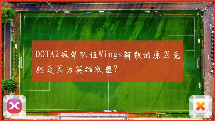 DOTA2冠军队伍Wings解散的原因竟然是因为英雄联盟？