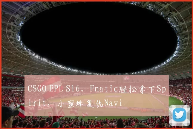 CSGO EPL S16，Fnatic轻松拿下Spirit，小蜜蜂复仇Navi